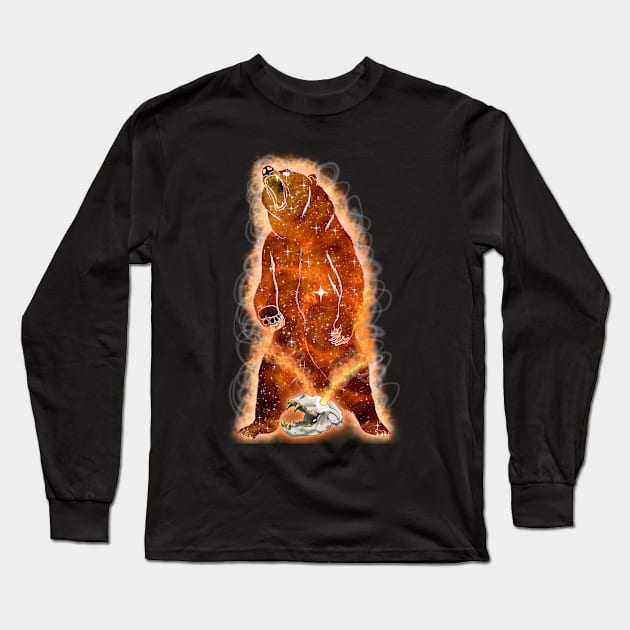 Spiritual Release-Bear Long Sleeve T-Shirt by Dracophile